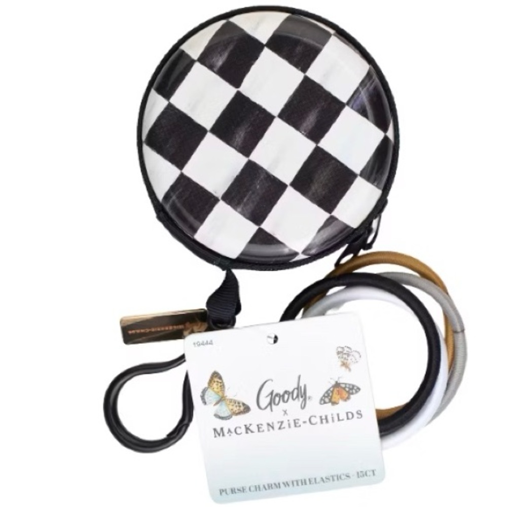 MacKenzie-Childs Black and White Travel Bag